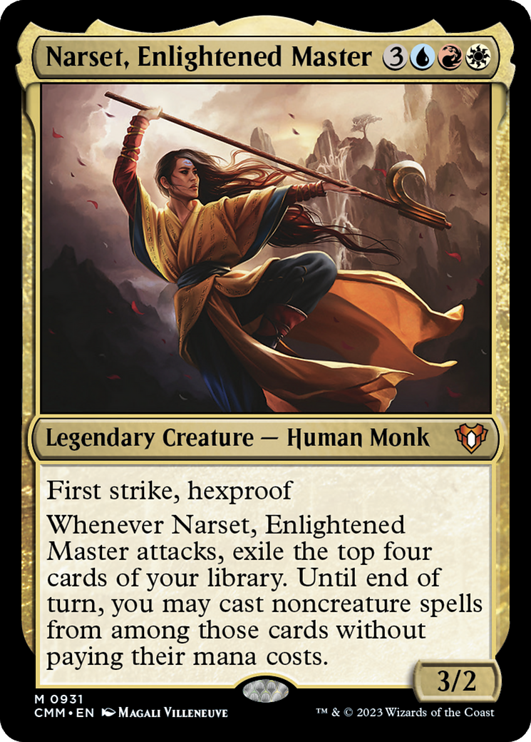 Narset, Enlightened Master [Commander Masters] | Exor Games New Glasgow