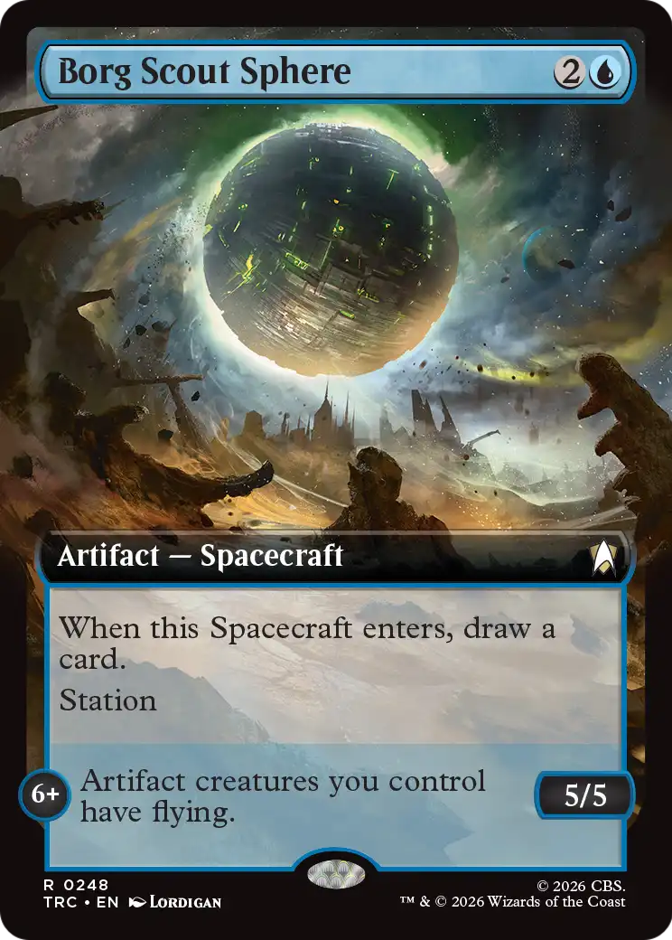 Borg Scout Sphere (Extended Art) [Star Trek Commander] | Exor Games New Glasgow