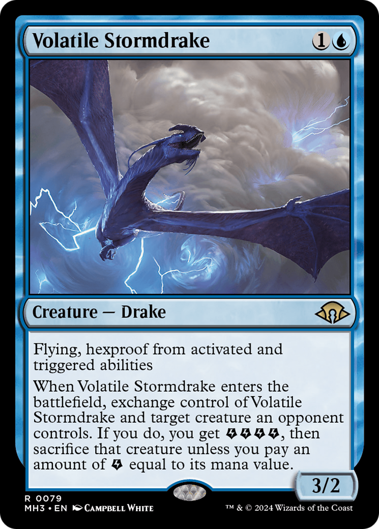 Volatile Stormdrake [Modern Horizons 3] | Exor Games New Glasgow