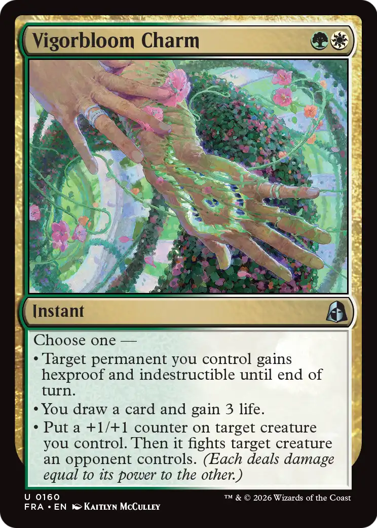 Vigorbloom Charm [Reality Fracture] | Exor Games New Glasgow