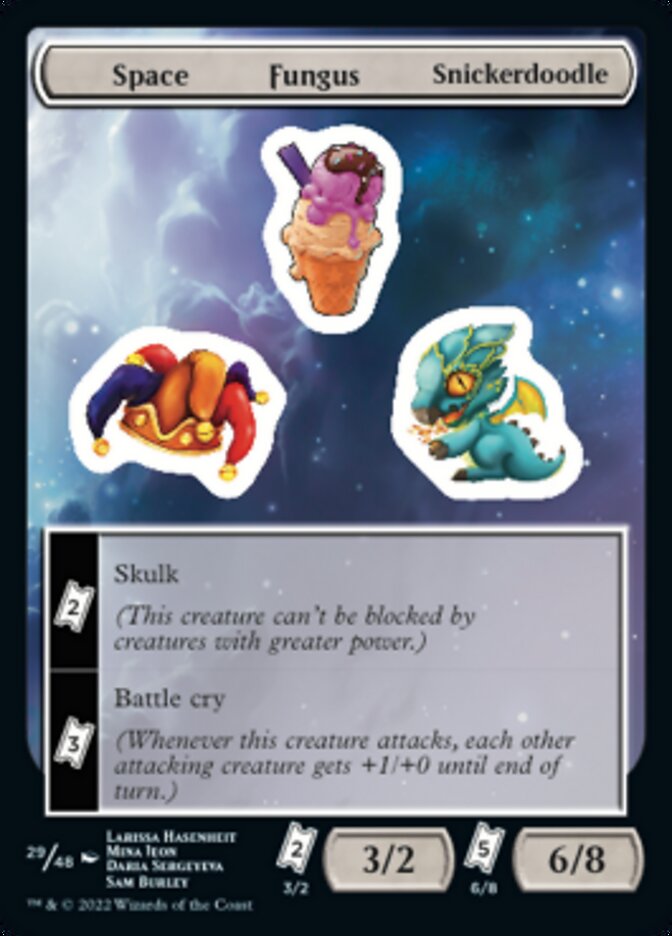 Space Fungus Snickerdoodle [Unfinity Stickers] | Exor Games New Glasgow