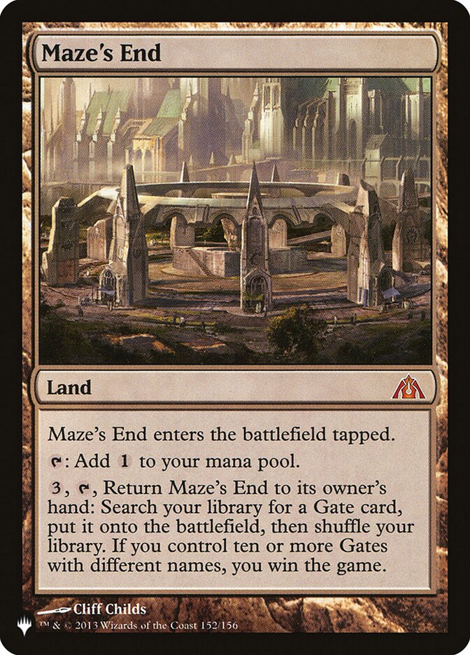 Maze's End [The List] | Exor Games New Glasgow