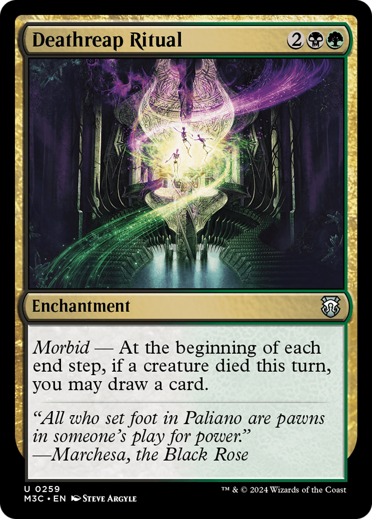 Deathreap Ritual (Ripple Foil) [Modern Horizons 3 Commander] | Exor Games New Glasgow