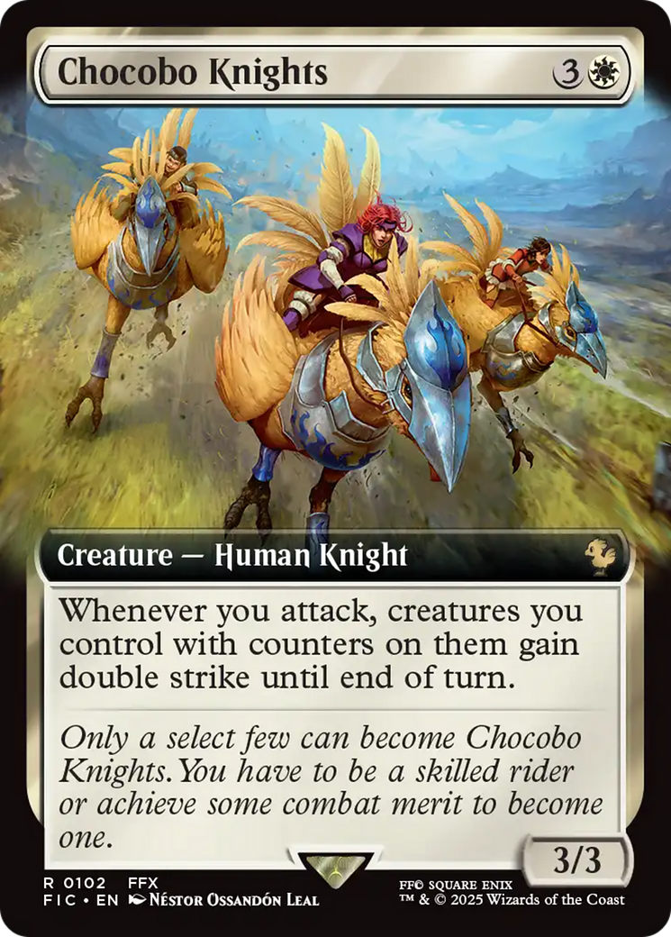 Chocobo Knights (Extended Art) [FINAL FANTASY Commander] | Exor Games New Glasgow