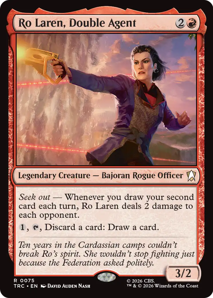 Ro Laren, Double Agent (Surge Foil) [Star Trek Commander] | Exor Games New Glasgow