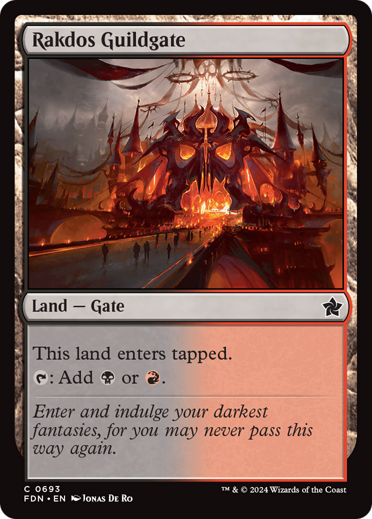 Rakdos Guildgate [Foundations] | Exor Games New Glasgow