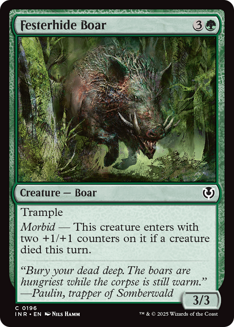 Festerhide Boar [Innistrad Remastered] | Exor Games New Glasgow