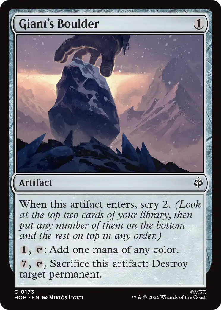 Giant's Boulder [The Hobbit] | Exor Games New Glasgow