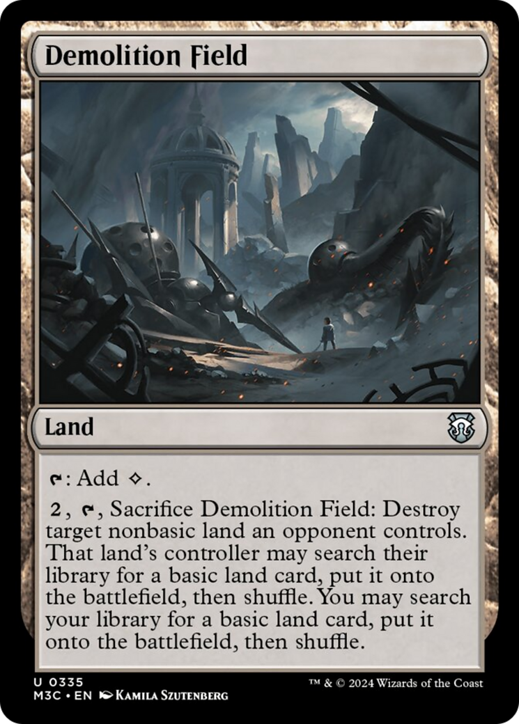 Demolition Field (Ripple Foil) [Modern Horizons 3 Commander] | Exor Games New Glasgow