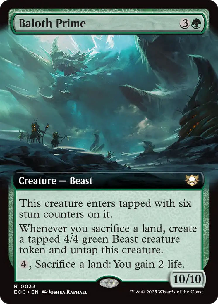 Baloth Prime (Extended Art) [Edge of Eternities Commander] | Exor Games New Glasgow