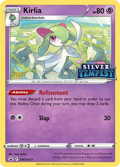 Kirlia (SWSH271) (Prerelease) (Staff) [Sword & Shield: Black Star Promos] | Exor Games New Glasgow