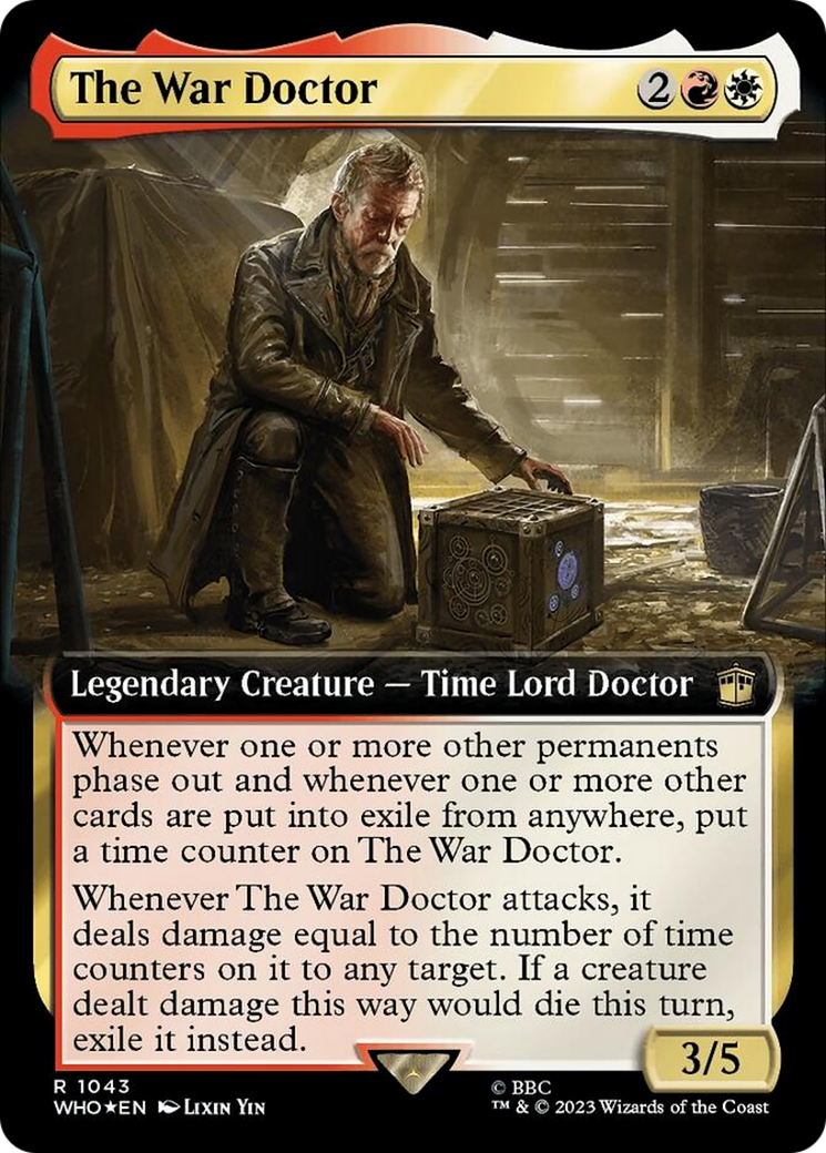 The War Doctor (Extended Art) (Surge Foil) [Doctor Who] | Exor Games New Glasgow