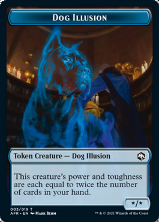 Dog Illusion // Vecna Double-Sided Token [Dungeons & Dragons: Adventures in the Forgotten Realms Tokens] | Exor Games New Glasgow