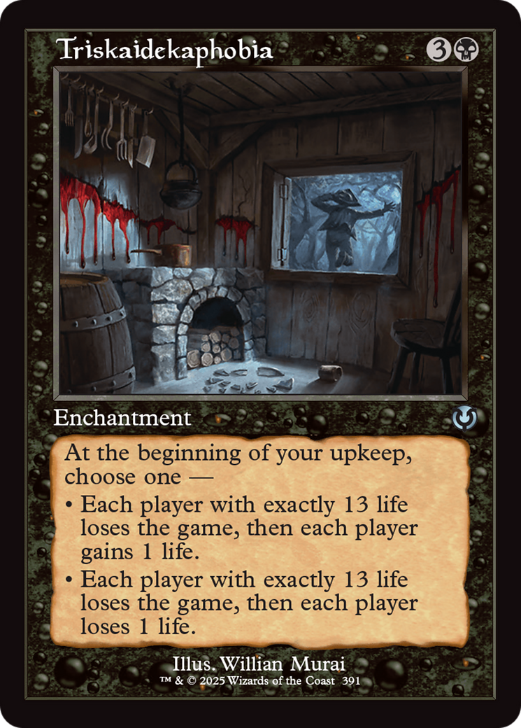 Triskaidekaphobia (Retro Frame) [Innistrad Remastered] | Exor Games New Glasgow