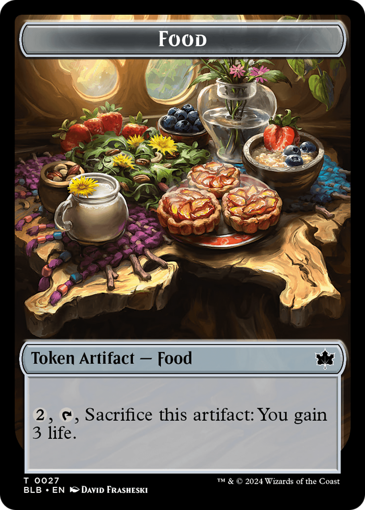 Food Token [Bloomburrow Tokens] | Exor Games New Glasgow