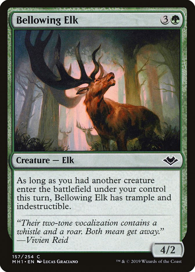 Bellowing Elk [Modern Horizons] | Exor Games New Glasgow