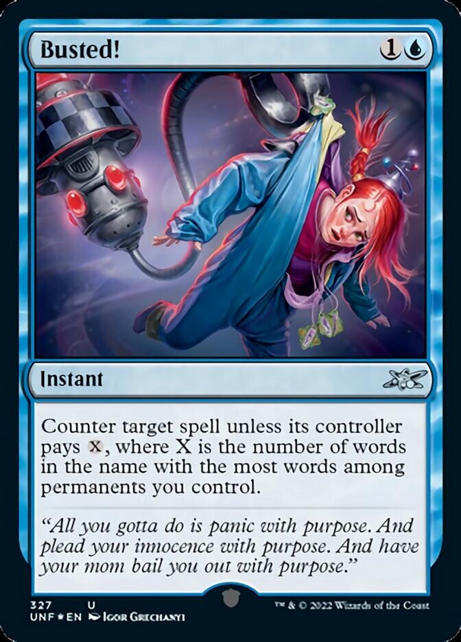 Busted! (Galaxy Foil) [Unfinity] | Exor Games New Glasgow