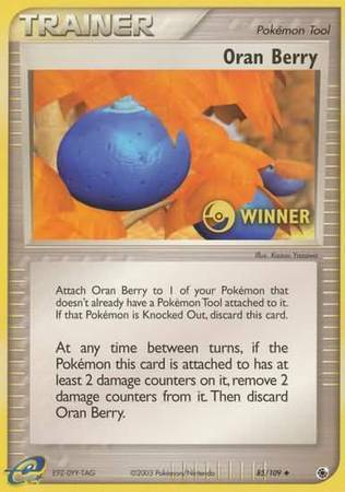 Oran Berry (85/109) (Winner) [EX: Ruby & Sapphire] | Exor Games New Glasgow