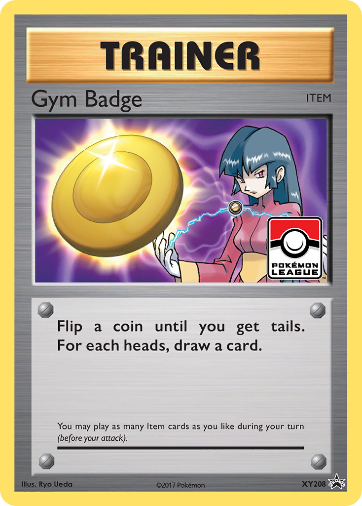 Gym Badge (XY208) (Sabrina) [XY: Black Star Promos] | Exor Games New Glasgow