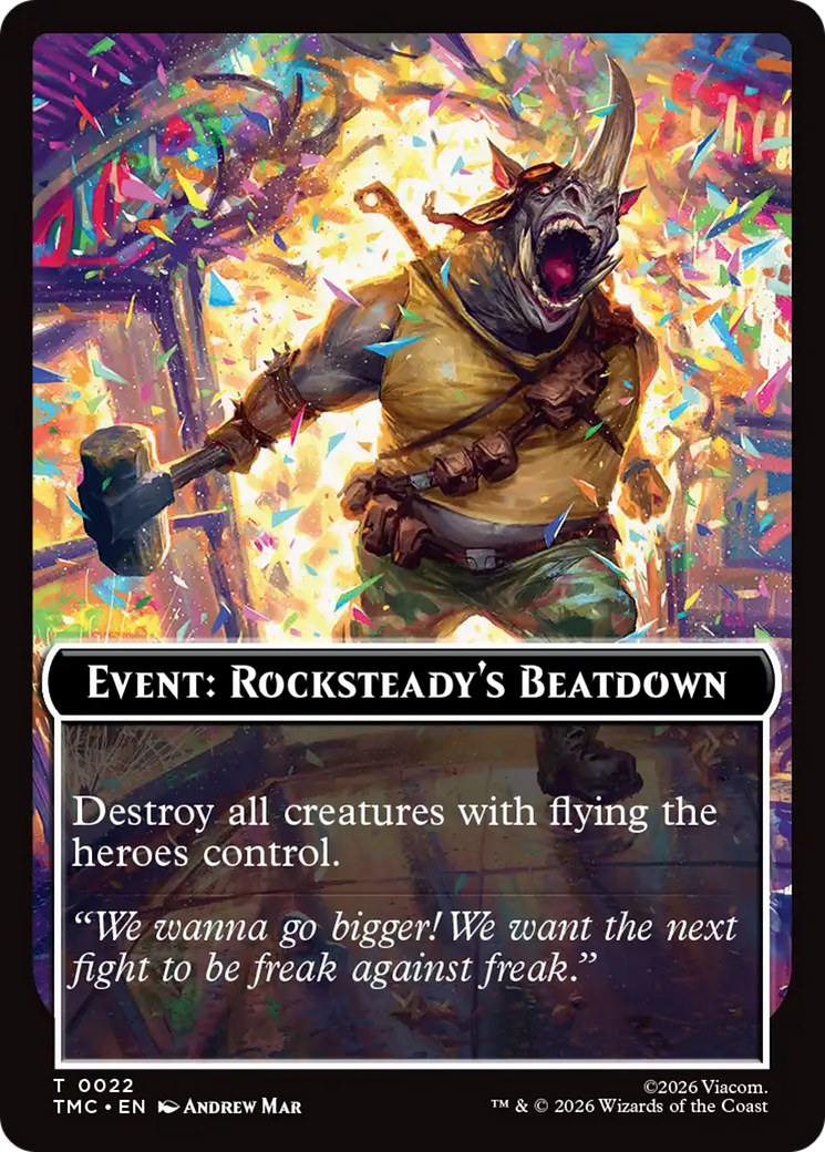Event: Rocksteady's Beatdown [Teenage Mutant Ninja Turtles Commander Tokens] | Exor Games New Glasgow