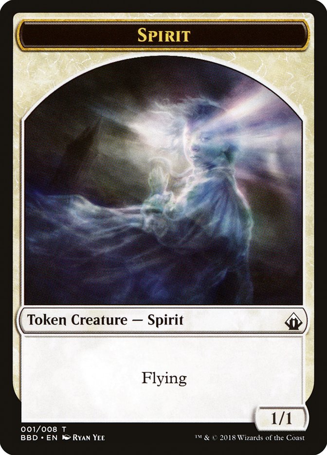 Spirit Token [Battlebond Tokens] | Exor Games New Glasgow