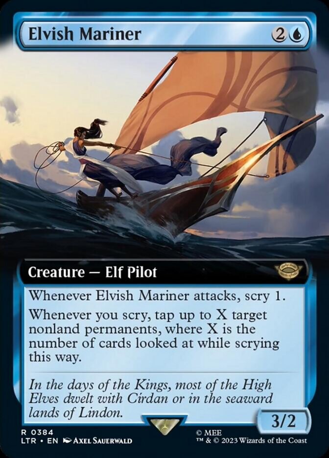 Elvish Mariner (Extended Art) [The Lord of the Rings: Tales of Middle-Earth] | Exor Games New Glasgow