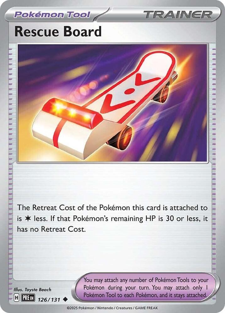 Rescue Board (126/131) [Scarlet & Violet: Prismatic Evolutions] | Exor Games New Glasgow