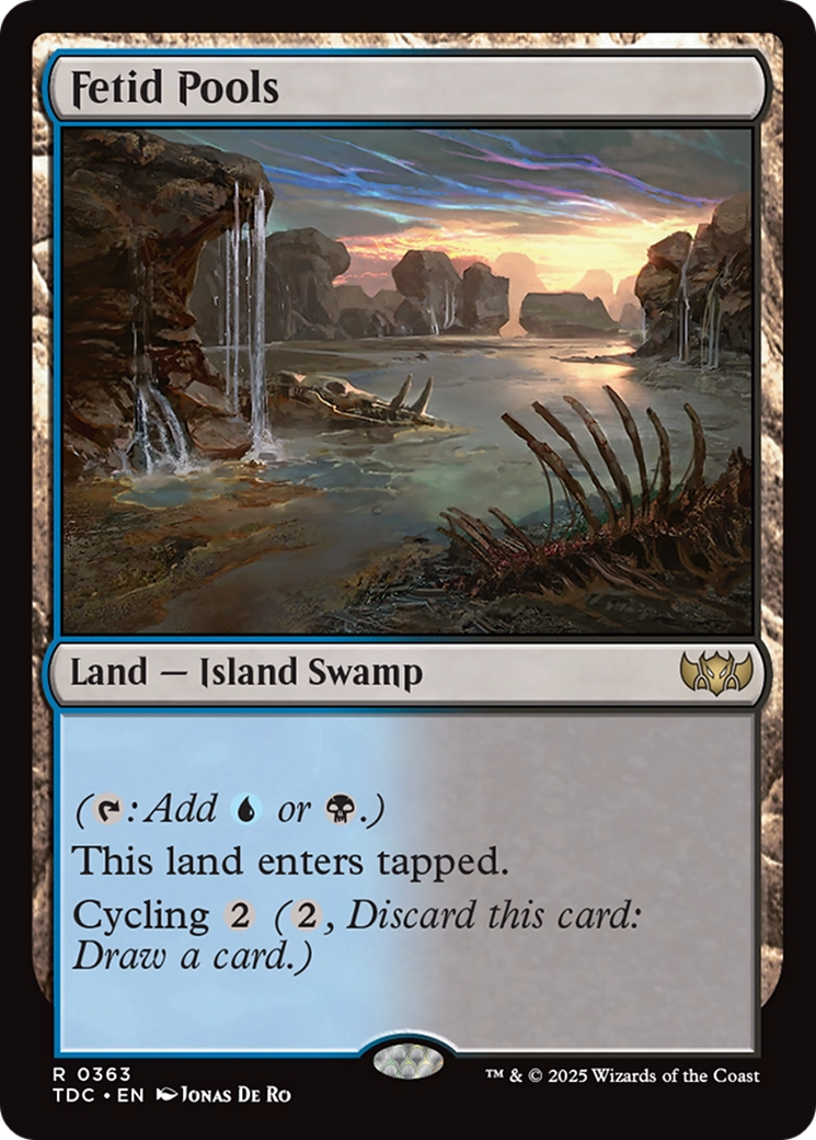 Fetid Pools [Tarkir: Dragonstorm Commander] | Exor Games New Glasgow