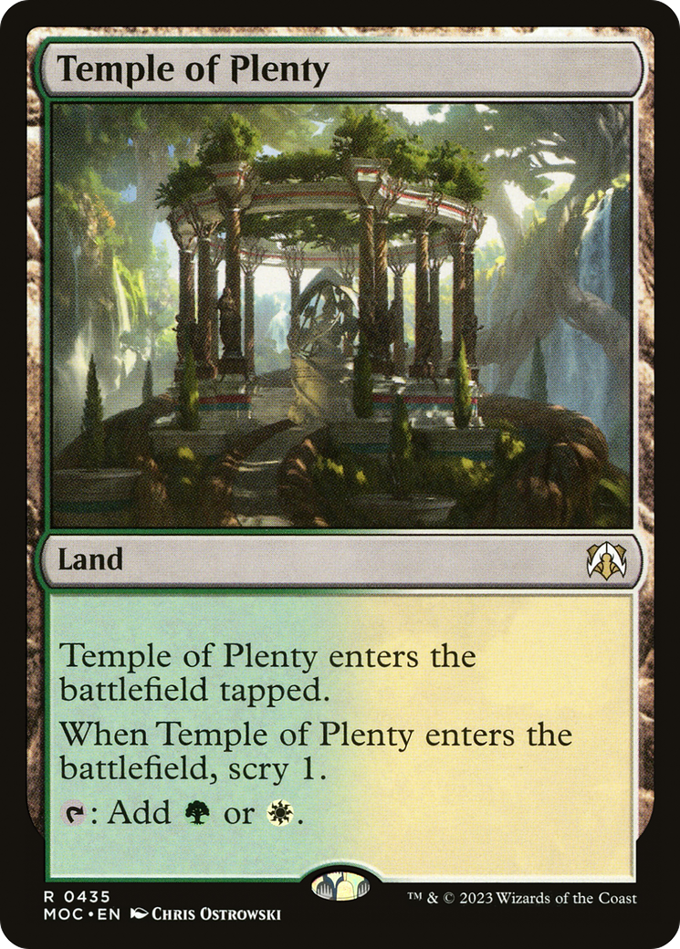 Temple of Plenty [March of the Machine Commander] | Exor Games New Glasgow