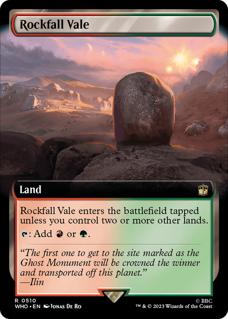 Rockfall Vale (Extended Art) [Doctor Who] | Exor Games New Glasgow