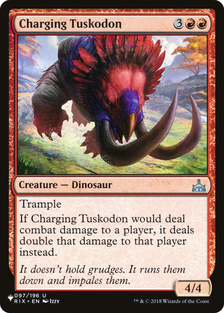 Charging Tuskodon [The List Reprints] | Exor Games New Glasgow