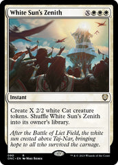White Sun's Zenith [Phyrexia: All Will Be One Commander] | Exor Games New Glasgow