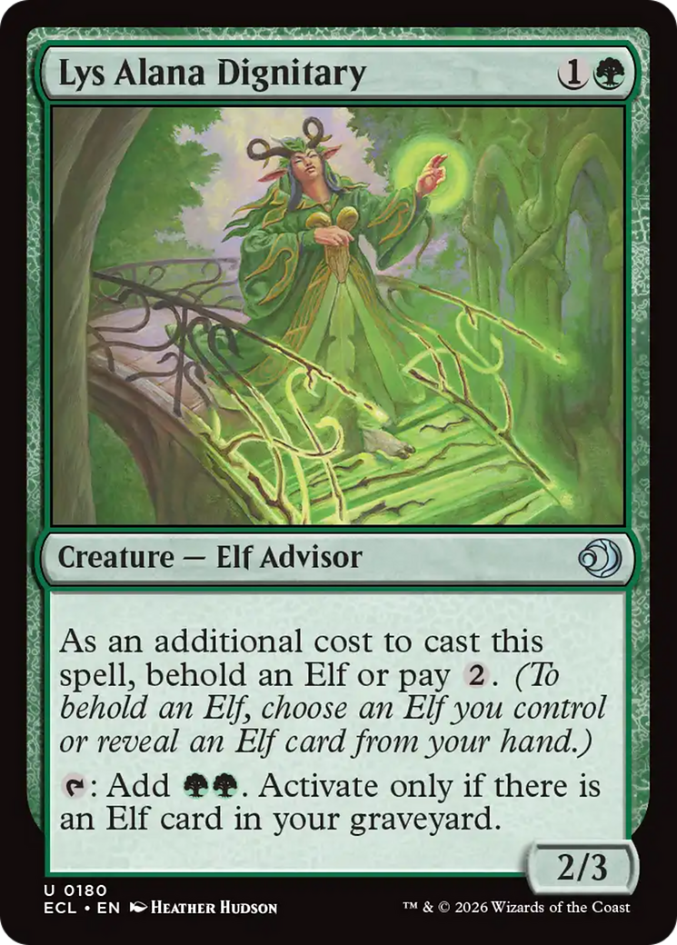 Lys Alana Dignitary [Lorwyn Eclipsed] | Exor Games New Glasgow