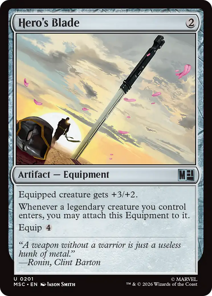 Hero's Blade [Marvel Super Heroes Commander] | Exor Games New Glasgow