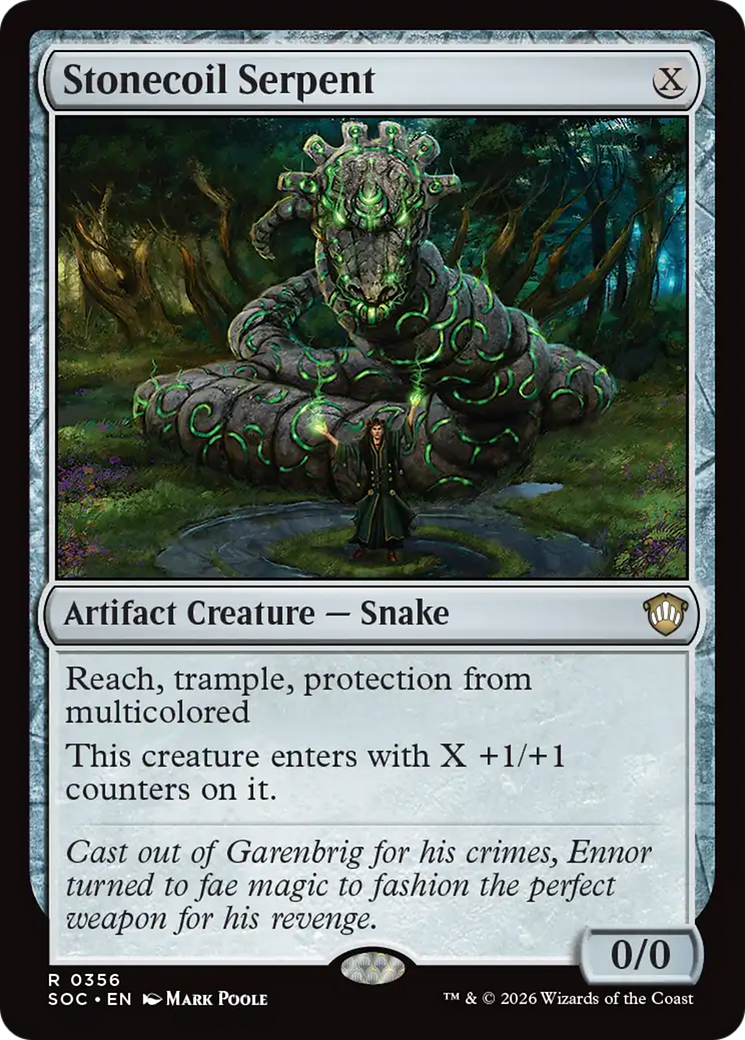 Stonecoil Serpent [Secrets of Strixhaven Commander] | Exor Games New Glasgow