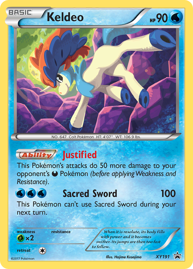 Keldeo (XY191) [XY: Black Star Promos] | Exor Games New Glasgow