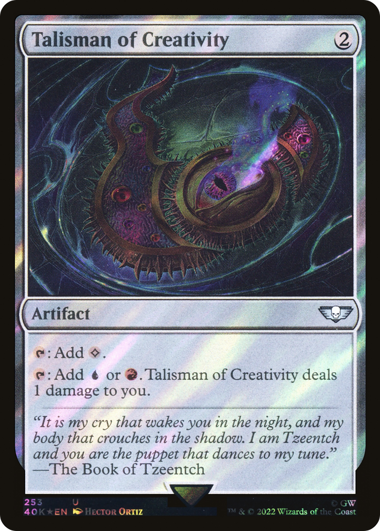 Talisman of Creativity (Surge Foil) [Marvel Super Heroes Commander] | Exor Games New Glasgow