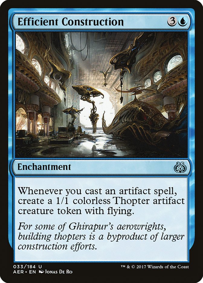 Efficient Construction [Aether Revolt] | Exor Games New Glasgow