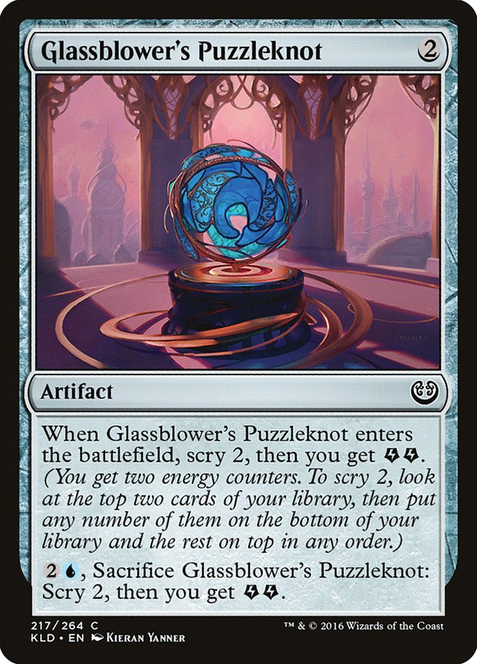 Glassblower's Puzzleknot [Kaladesh] | Exor Games New Glasgow