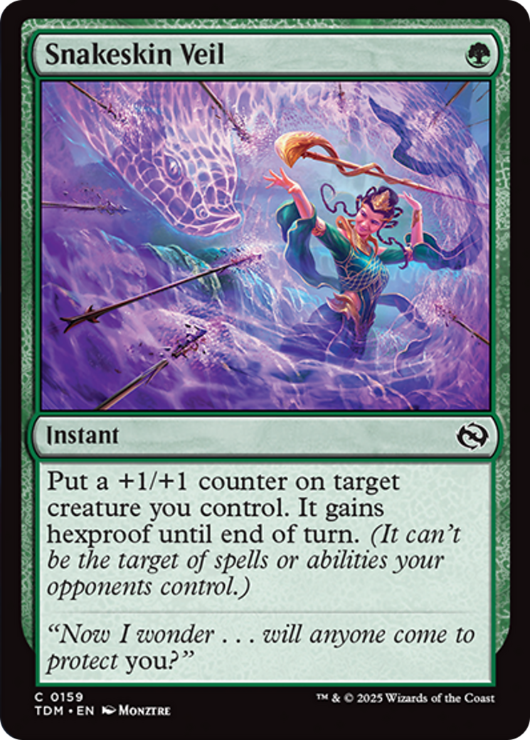Snakeskin Veil [Tarkir: Dragonstorm] | Exor Games New Glasgow