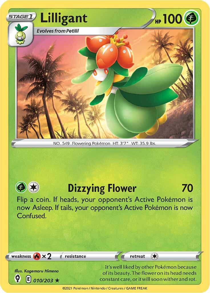 Lilligant (010/203) [Sword & Shield: Evolving Skies] | Exor Games New Glasgow