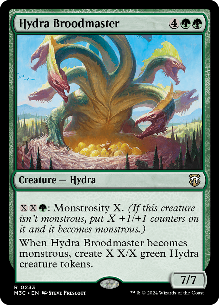 Hydra Broodmaster (Ripple Foil) [Modern Horizons 3 Commander] | Exor Games New Glasgow