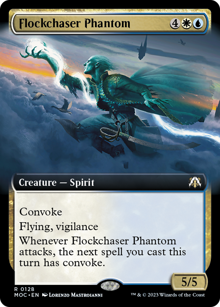 Flockchaser Phantom (Extended Art) [March of the Machine Commander] | Exor Games New Glasgow