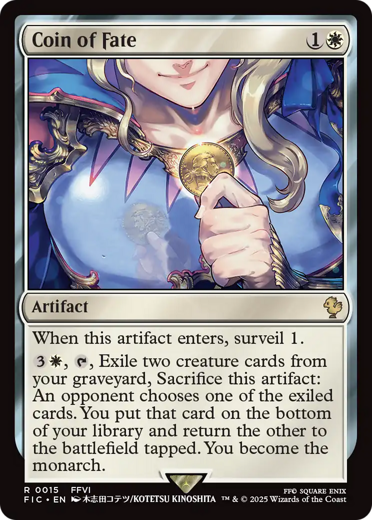 Coin of Fate [FINAL FANTASY Commander] | Exor Games New Glasgow