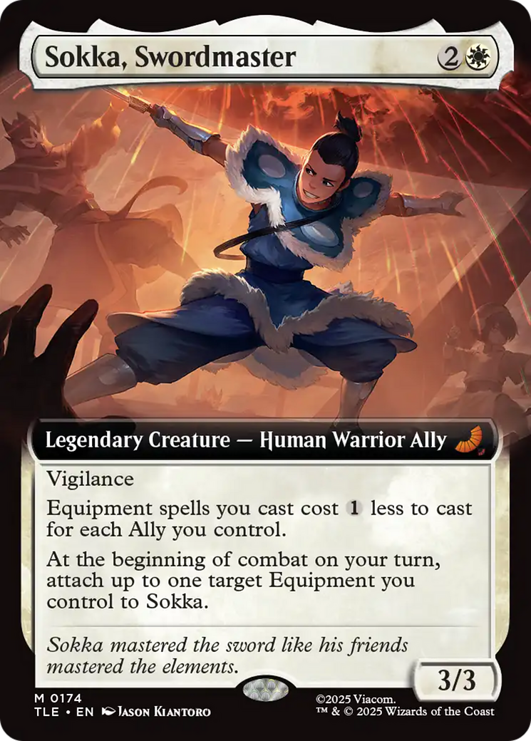 Sokka, Swordmaster (Extended Art) [Avatar: The Last Airbender: Eternal-Legal] | Exor Games New Glasgow