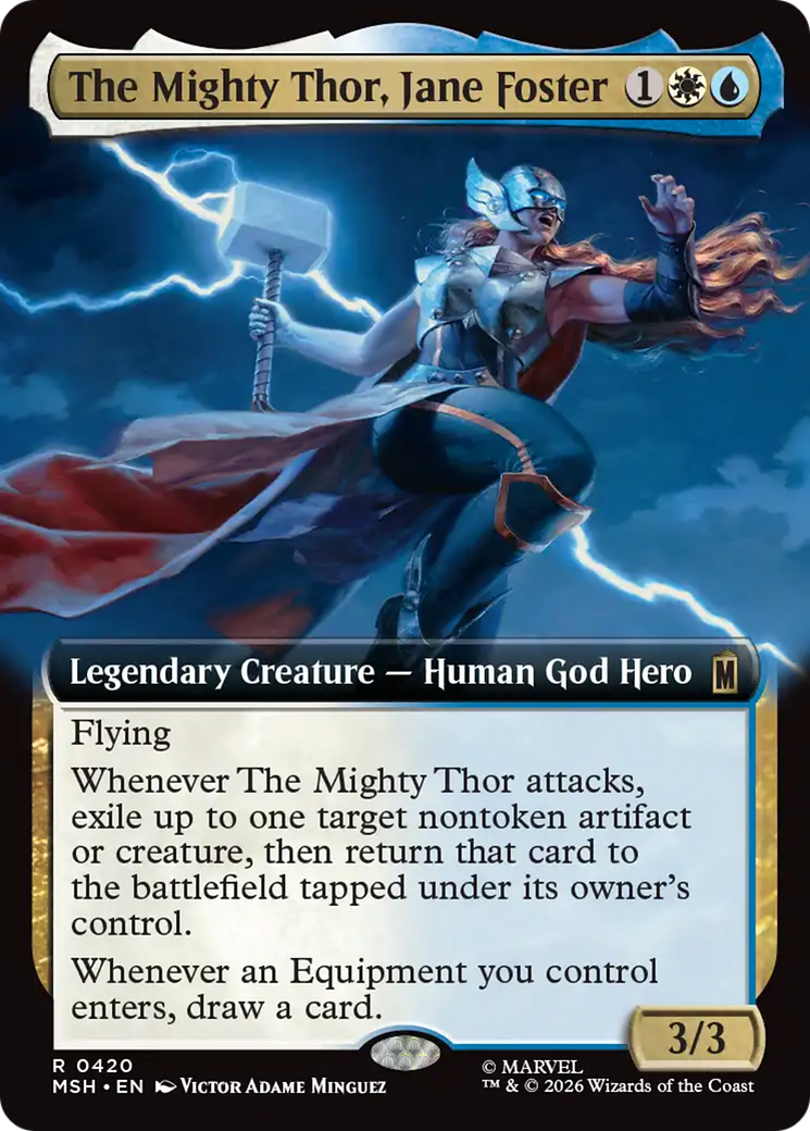 The Mighty Thor, Jane Foster (Extended Art) [Marvel Super Heroes] | Exor Games New Glasgow