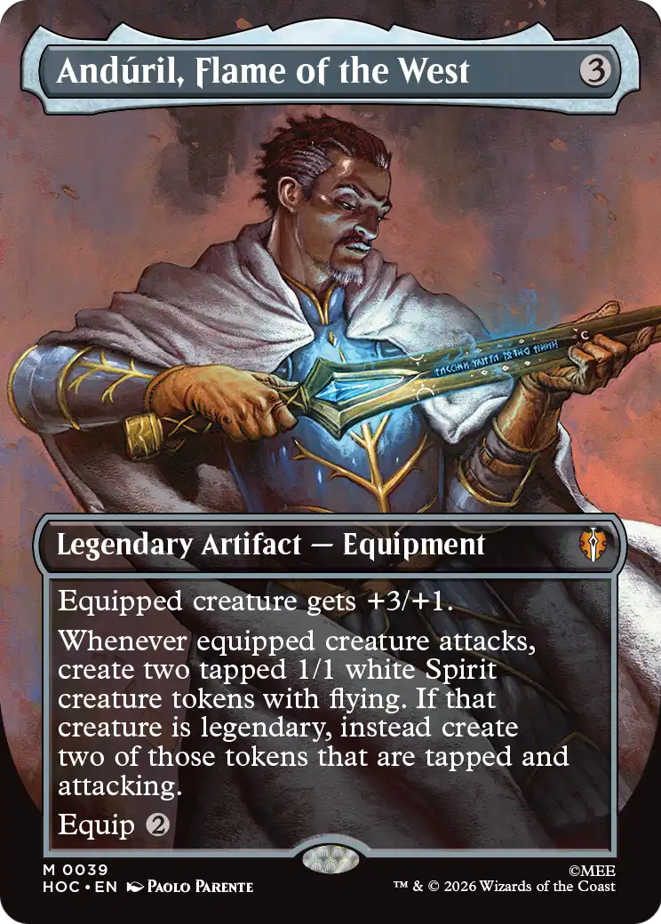 Anduril, Flame of the West (Borderless) [The Hobbit: Eternal-Legal] | Exor Games New Glasgow