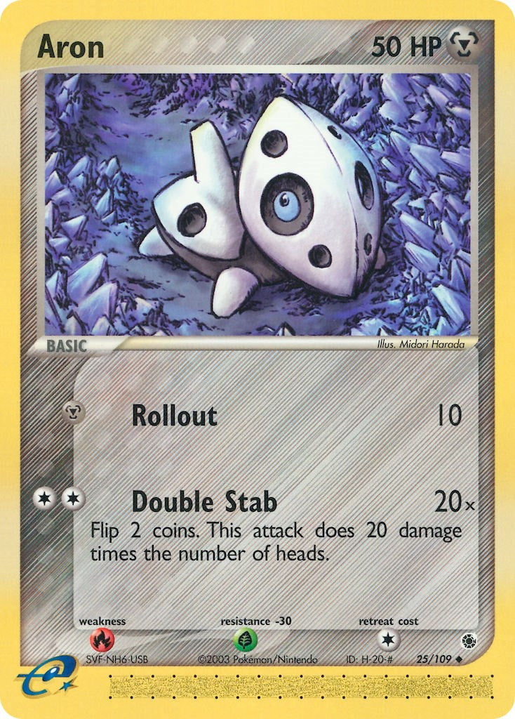 Aron (25/109) [EX: Ruby & Sapphire] | Exor Games New Glasgow