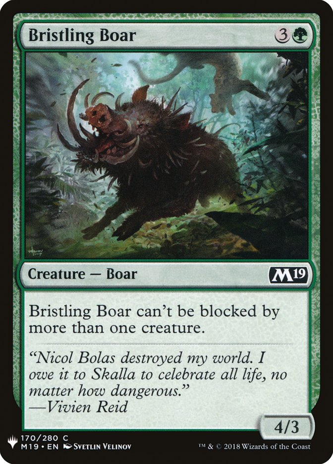 Bristling Boar [Mystery Booster] | Exor Games New Glasgow