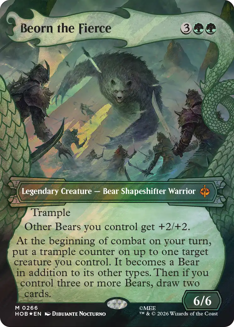 Beorn the Fierce (Showcase) (Surge Foil) [The Hobbit] | Exor Games New Glasgow
